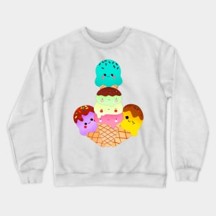 Ice cream ice cream ice CREAM Crewneck Sweatshirt